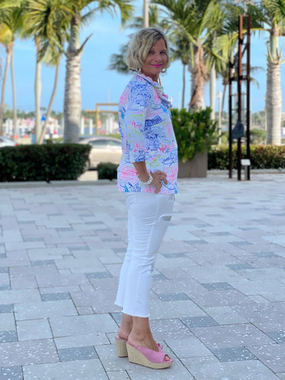 POST CARDS OFLOVE 3/25 RUFFLE TOP
