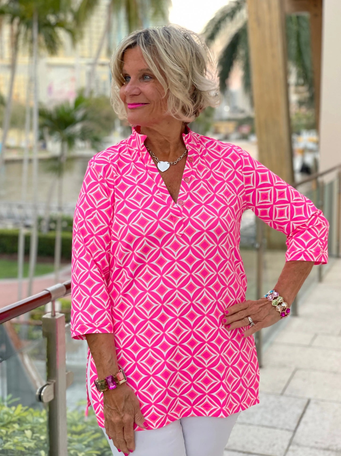 PINK DIAMONDS TUNIC