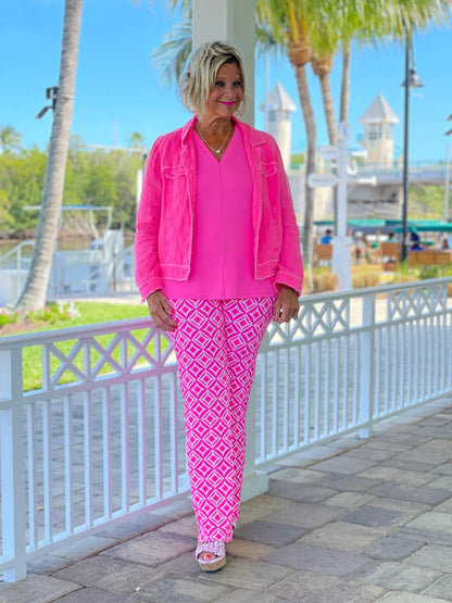 PINK DIAMONDS PALAZZO