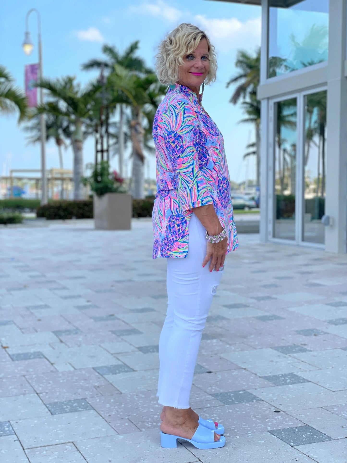 PINK PINEAPPLE TUNIC