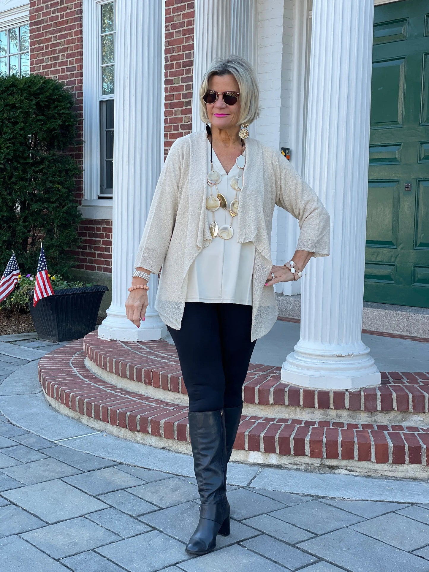 STONE  RUFFLE WRAP