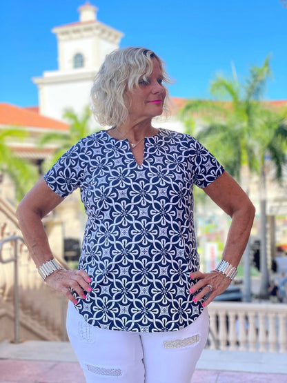 NAVY DAYS SHORT SLEEVE