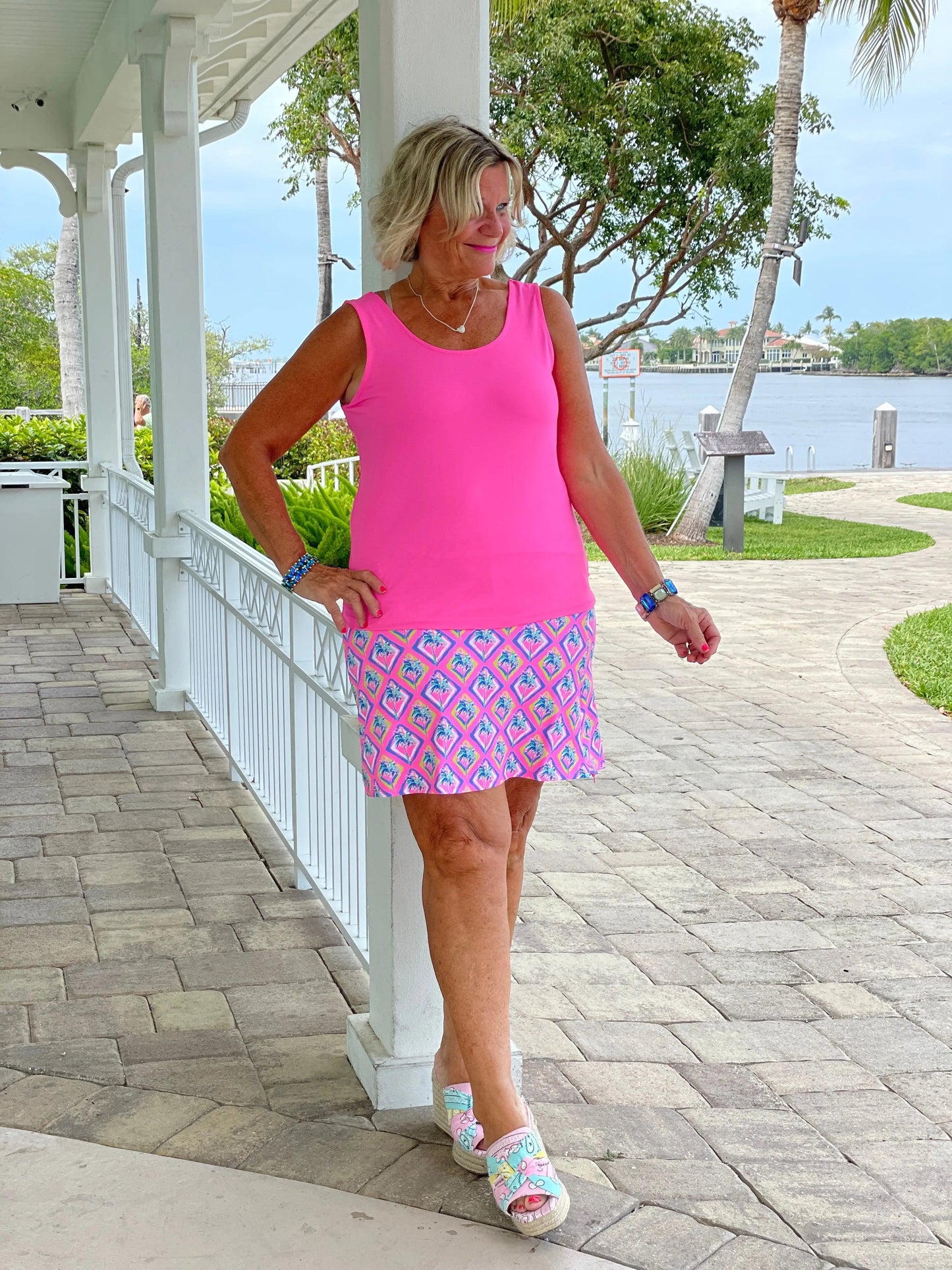 PALM TREE SIESTA SKORT
