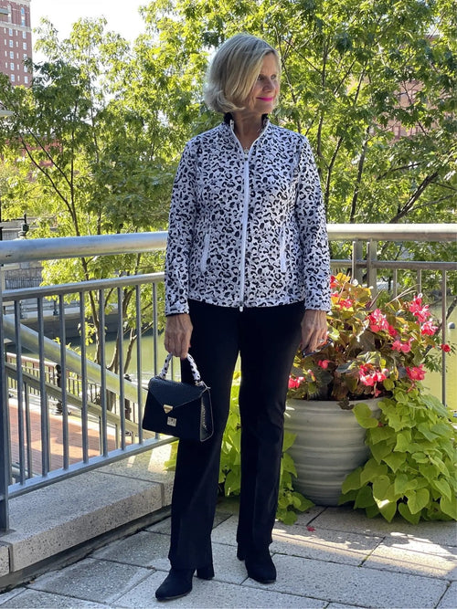 SNOW LEOPARD FULL ZIPPER