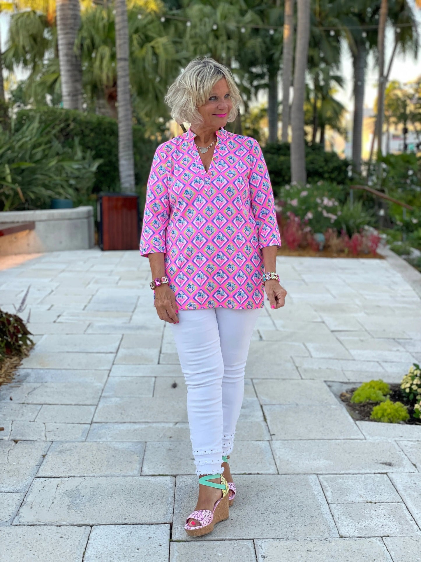 PALM TREE SIESTA TUNIC