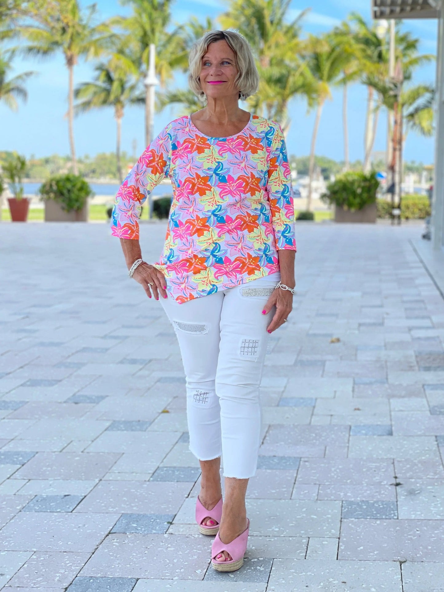 PALM BEACH GARDEN ASYMMETRIC TOP