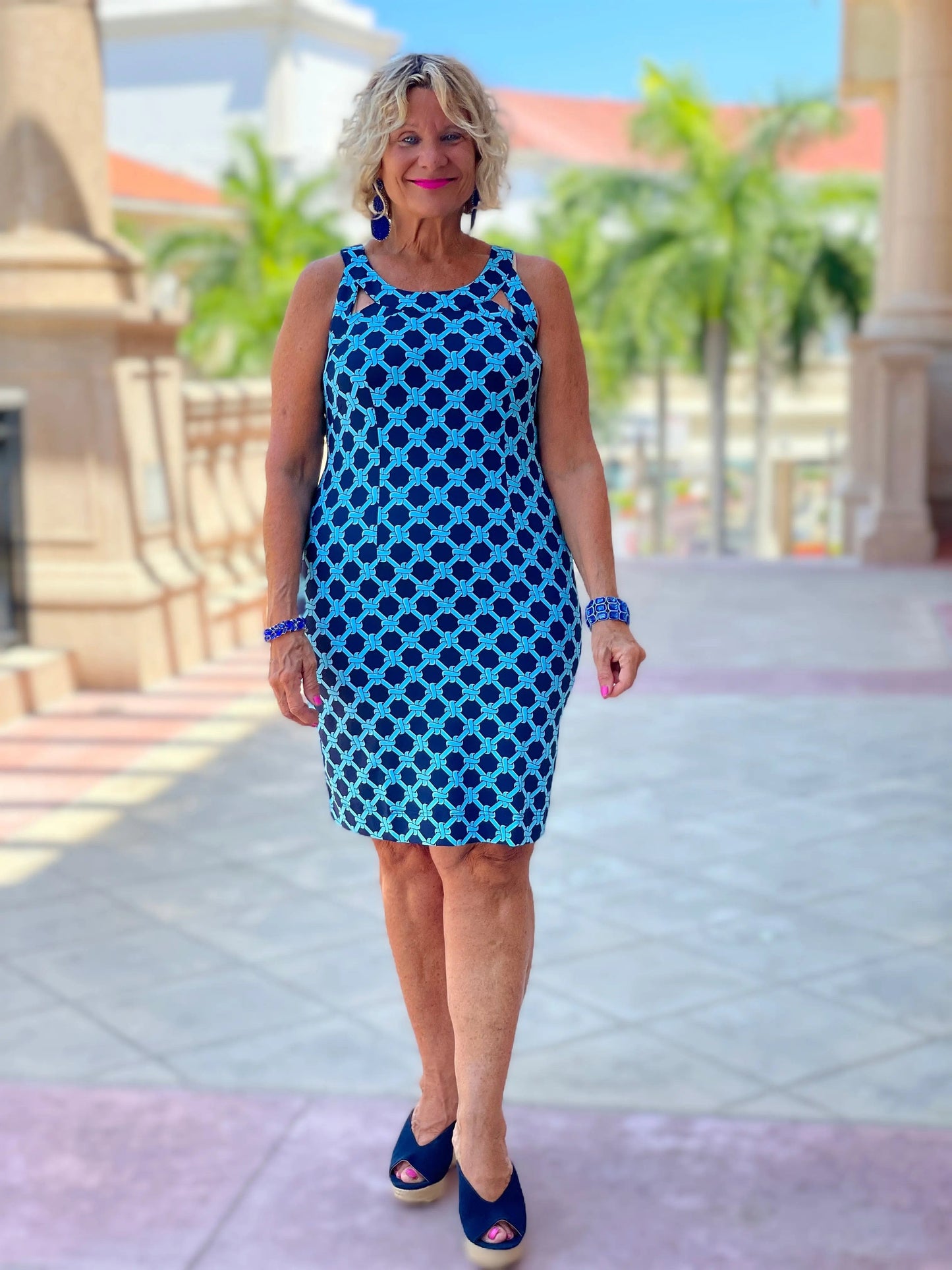 SEASIDE HALTER DRESS