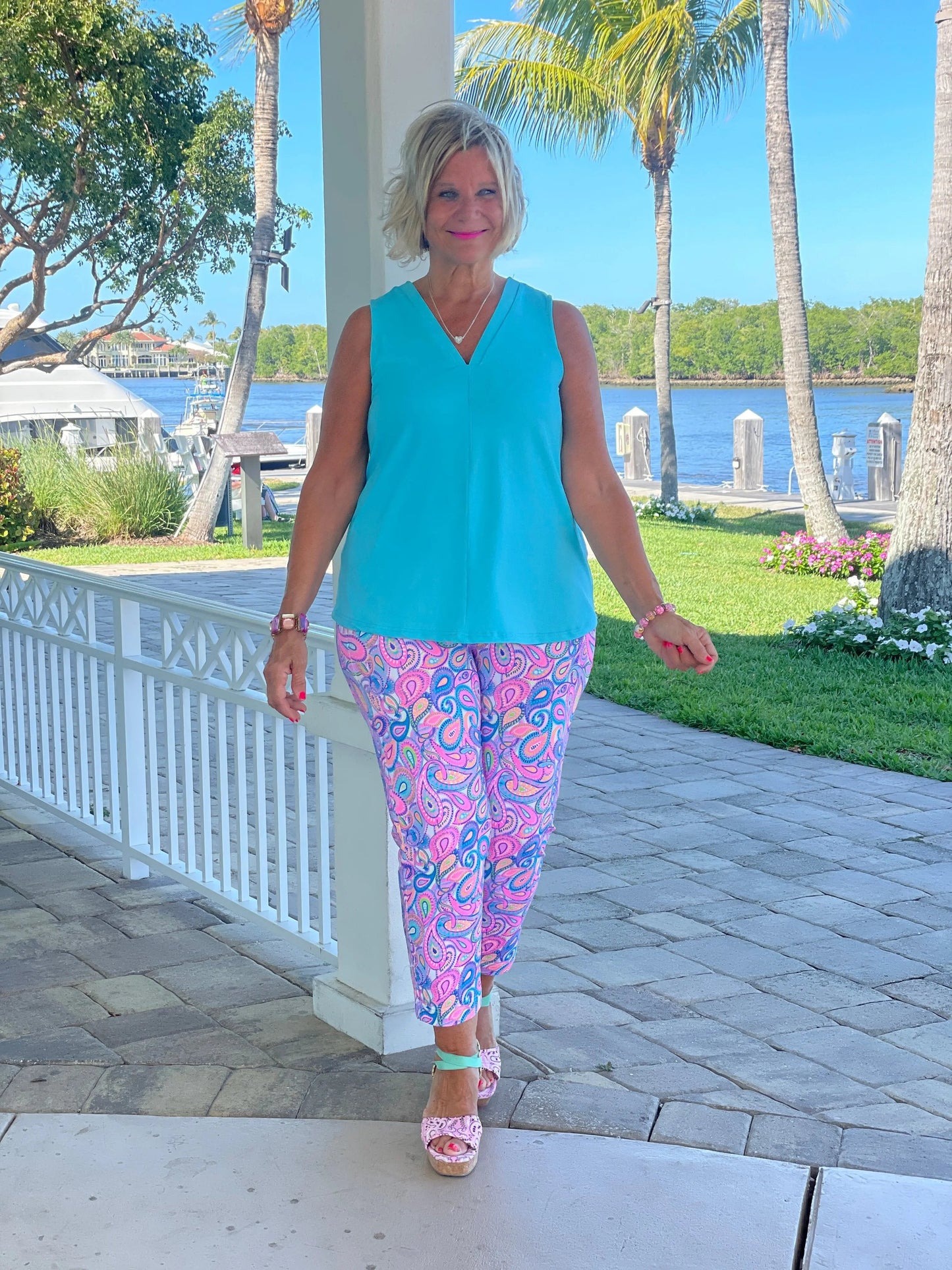 PAISLEY CAPRI