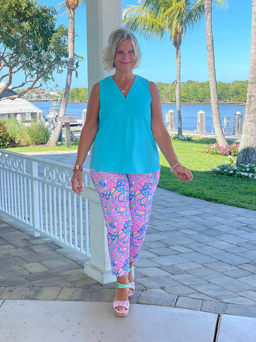 PAISLEY CAPRI