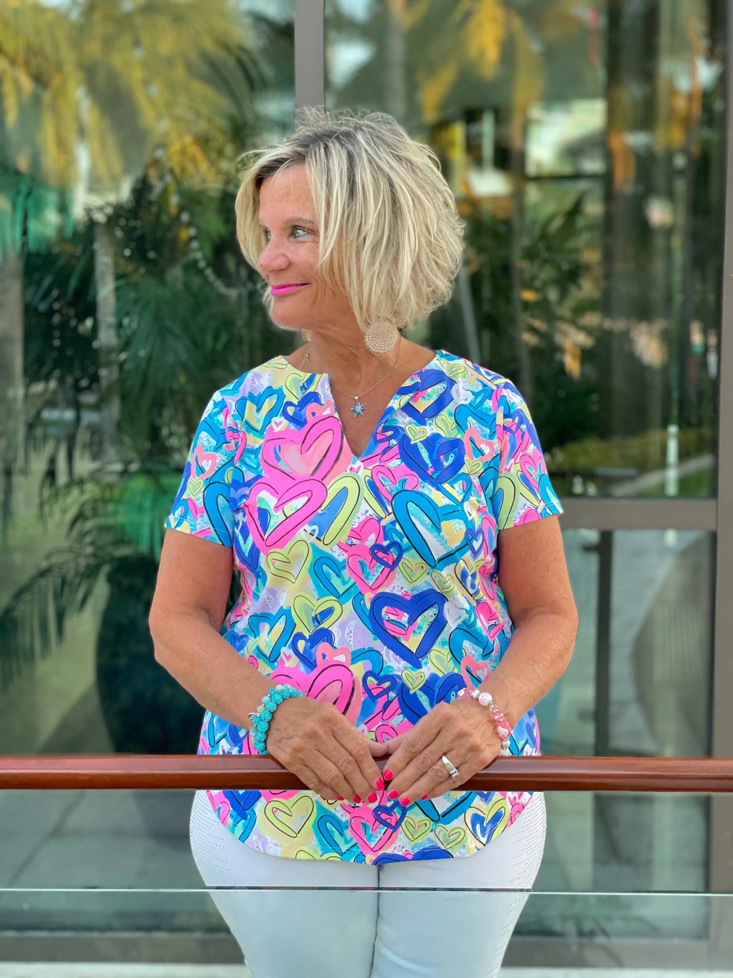 SECRET LOVE HEARTS SHORT SLEEVE