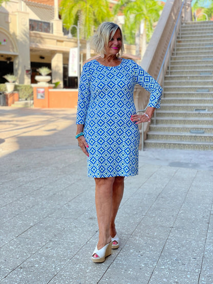 PINEAPPLE VACA SLEEVE DRESS