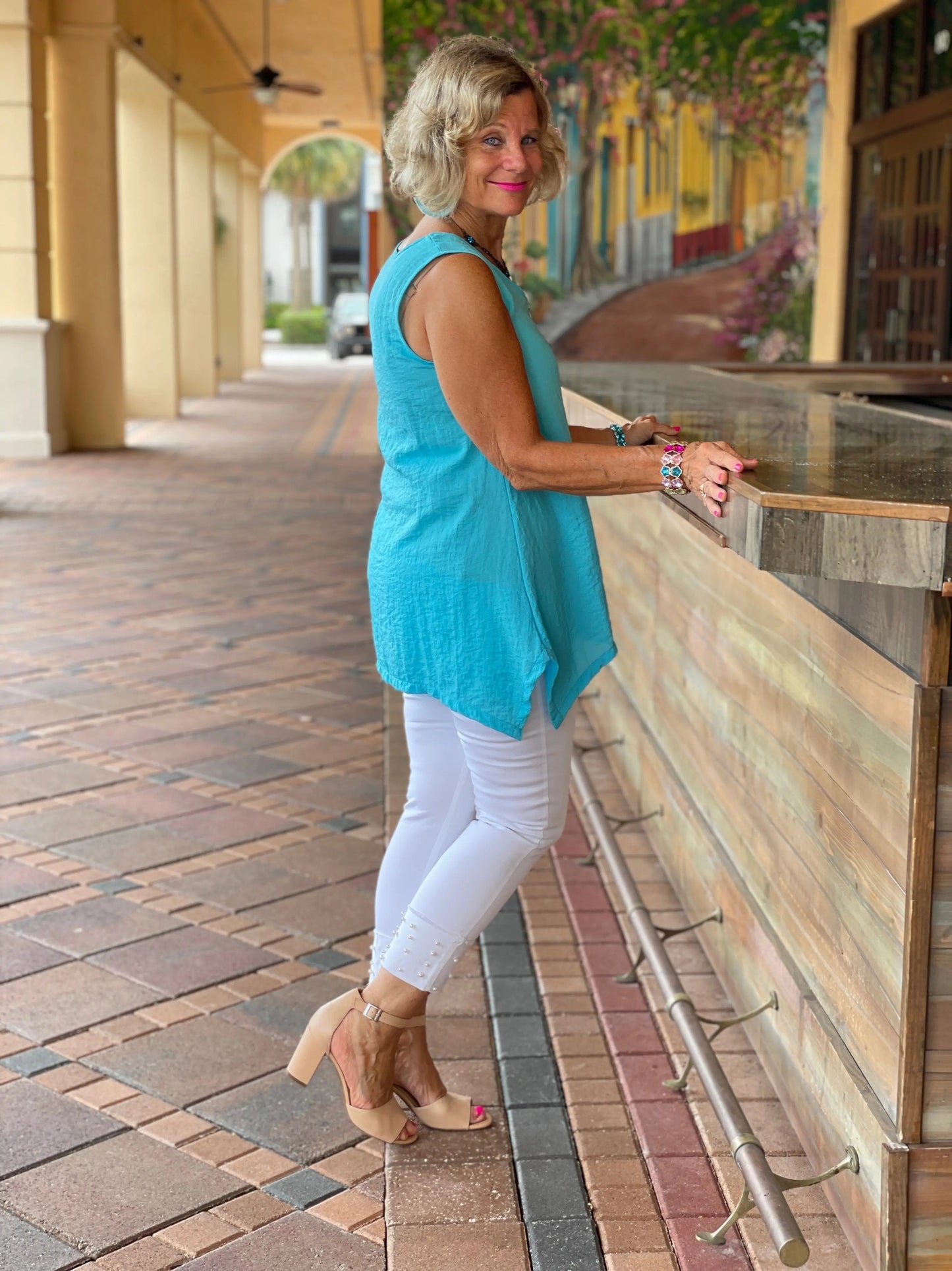 LULU-B WHITE PEARL JEANS