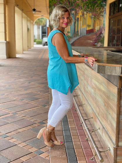 LULU-B WHITE PEARL JEANS