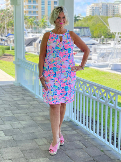 PICKLEBALL KEYHOLE DRESS