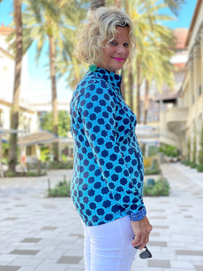 SEASIDE BLUE FULL ZIPPER