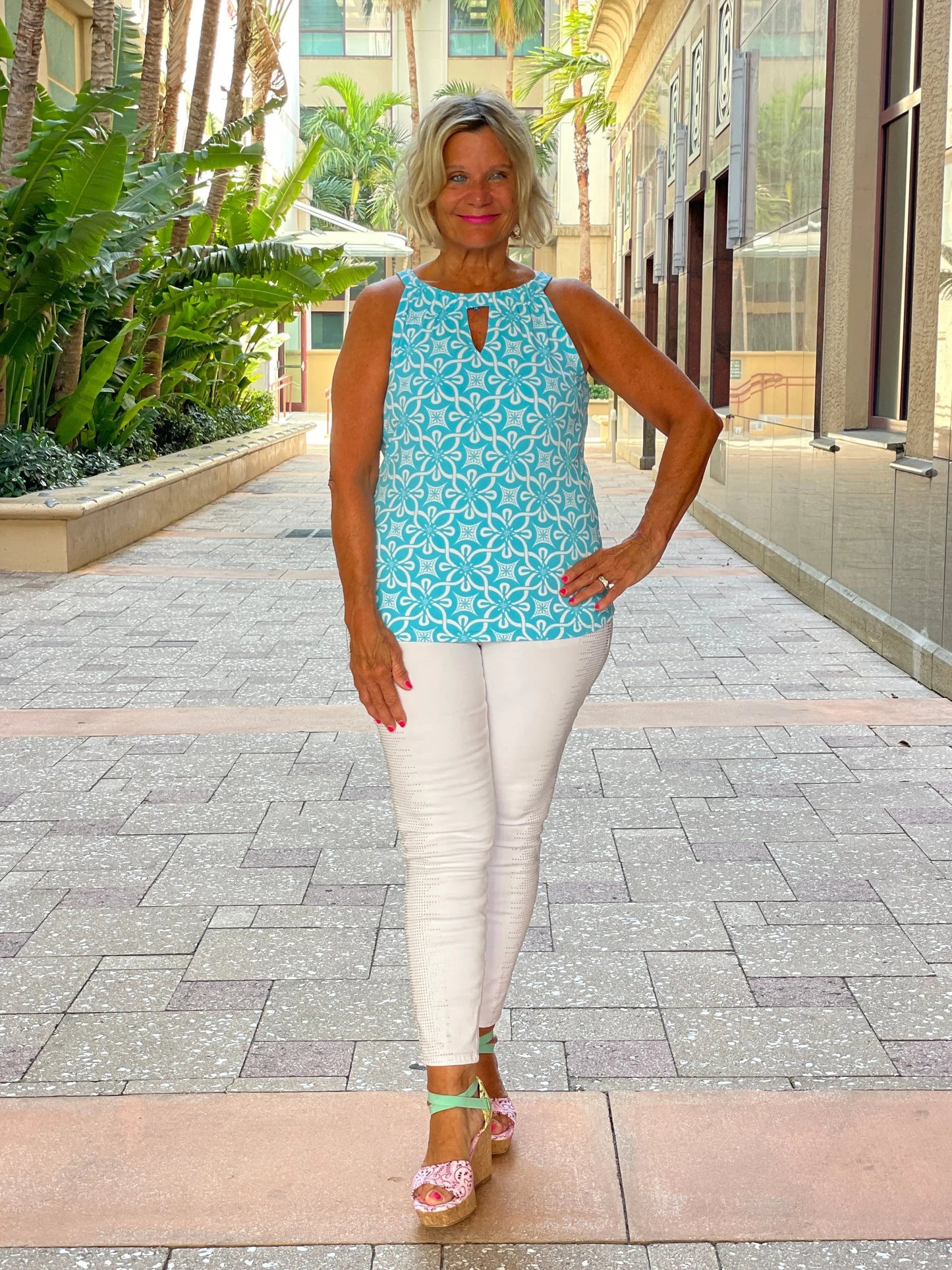 OCEAN MILE  KEYHOLE TOP