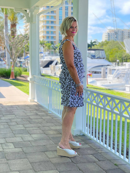 NAPLES DAY LAYERED RUFFLE DRESS