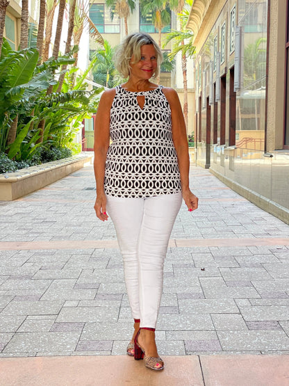SANDBAR  KEYHOLE TOP