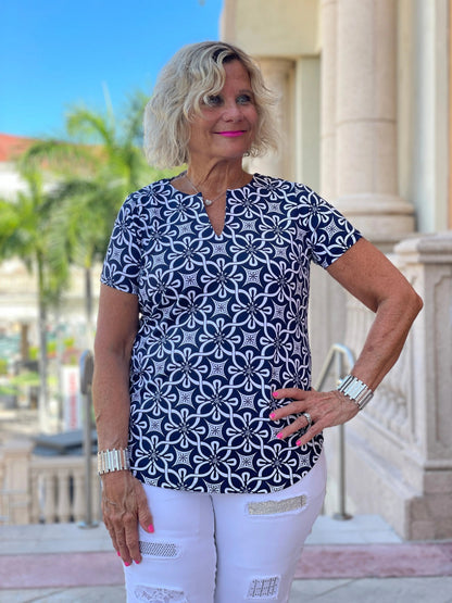 NAVY DAYS SHORT SLEEVE
