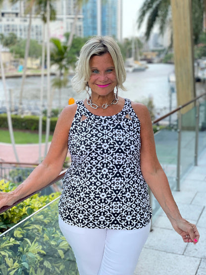 NAPLES DAY HALTER TOP