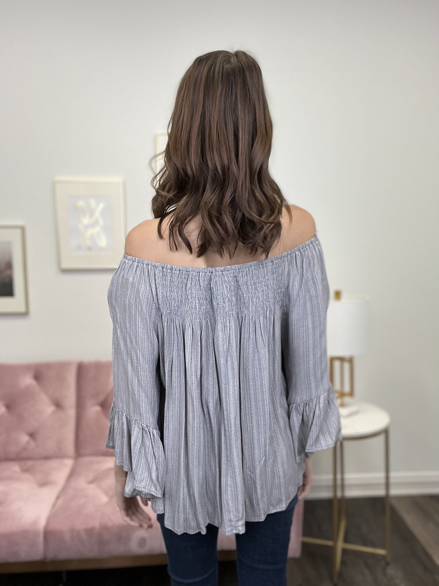 Feeling It Women's Woven Long Sleeve Top