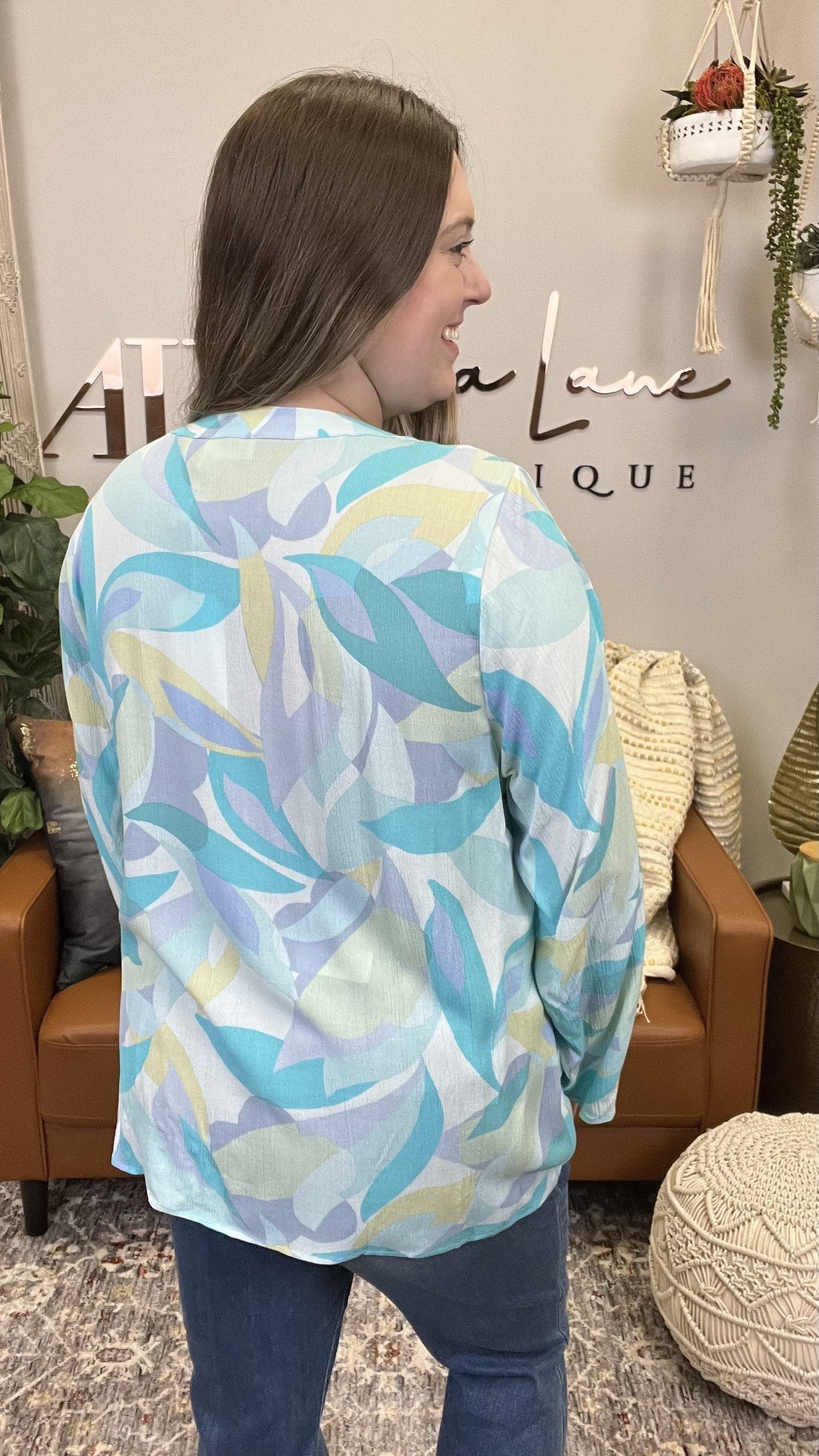 By The Ocean Women's Flowy Long Sleeve Top