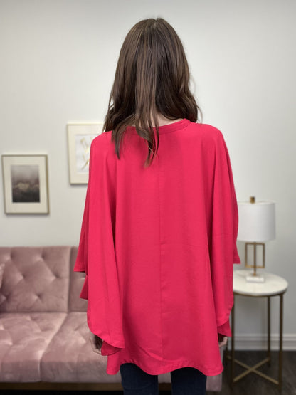Live What You Love Women's Loose Half Button Down Top