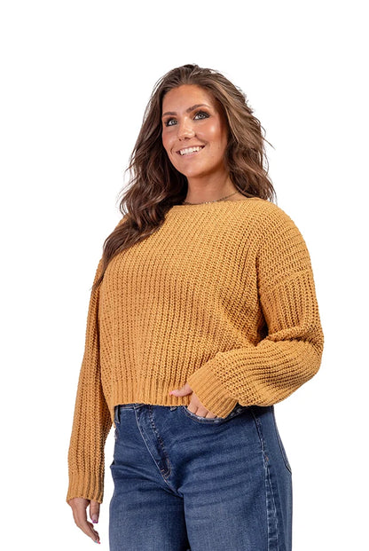Women's Oversized Chenille Pullover Sweater