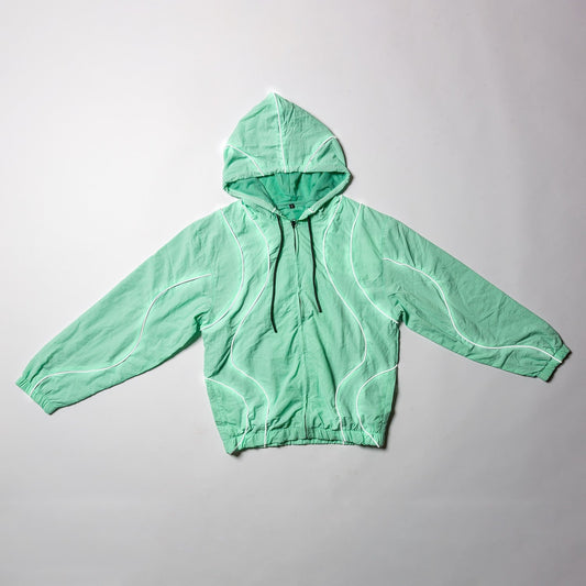 Reflective Mint Green Jacket Size L