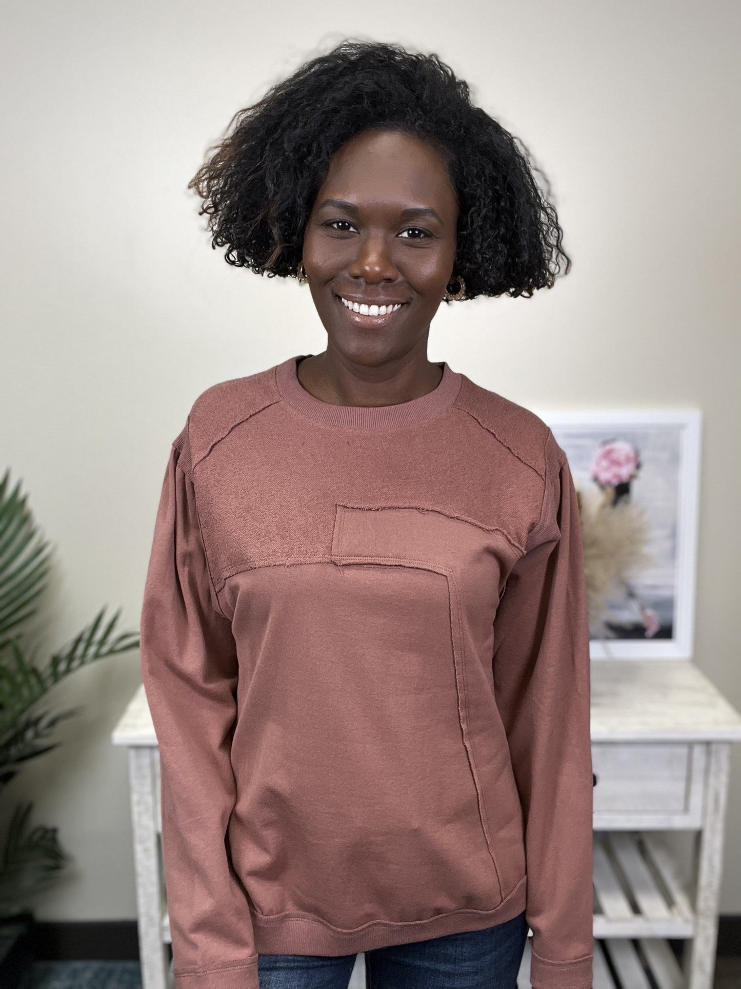 Feeling Breezy Women's Ribbed Long Sleeve Top