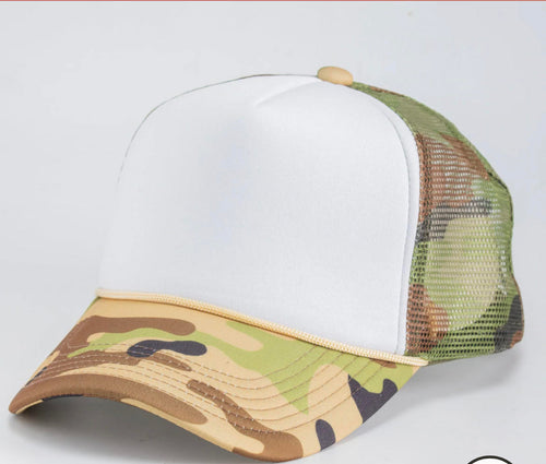 Green Camo Hats